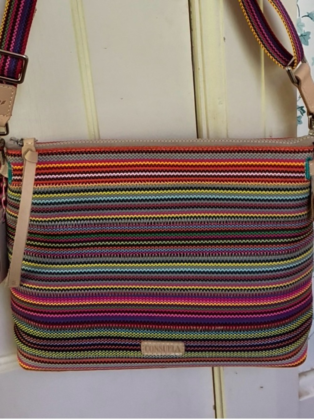 Consuela Multicolor Striped Crossbody Bag